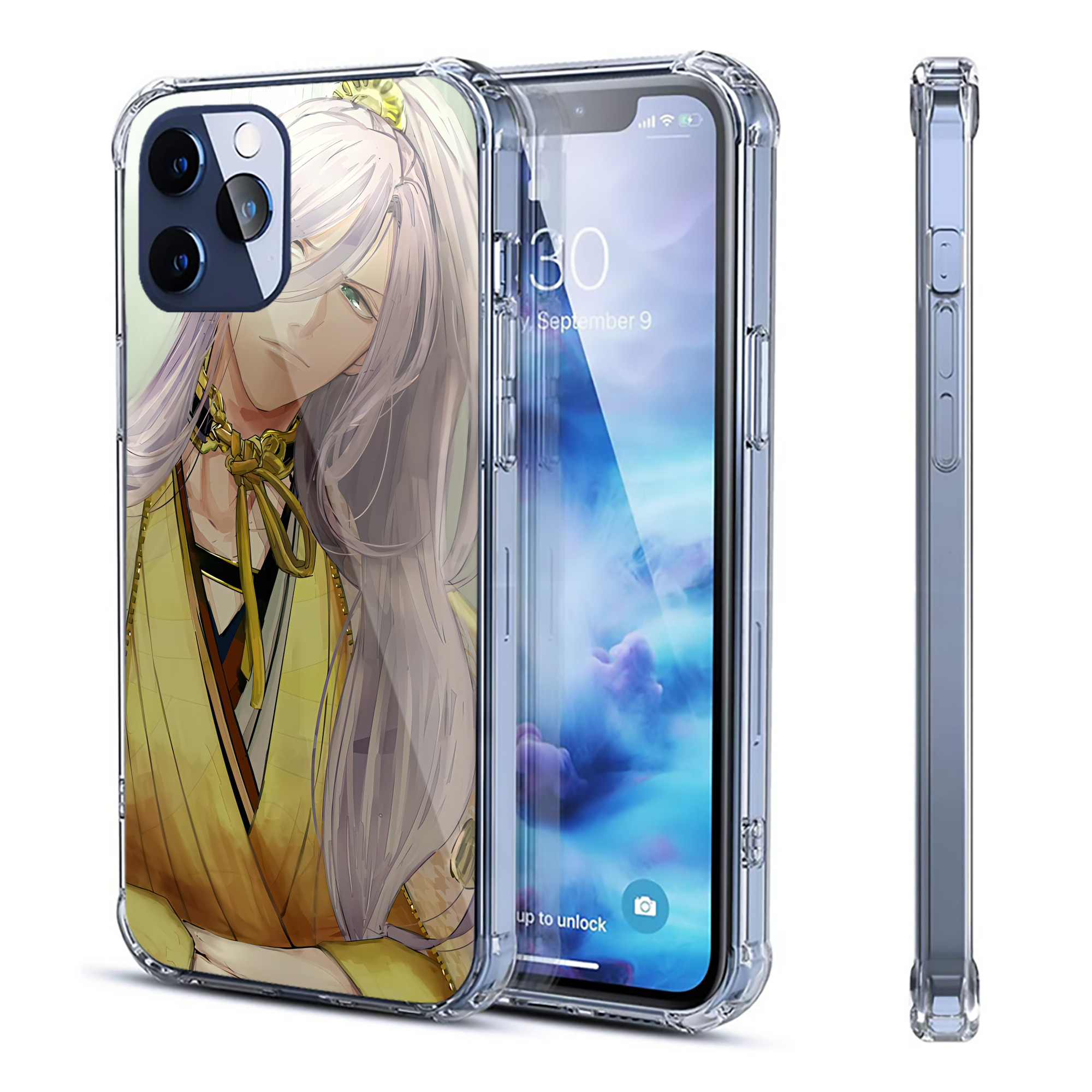 （画像用） 刀剣乱舞 Touken Ranbu 【iPhone 12シリーズ対応】透明スマホケース（クリアソフトケース）